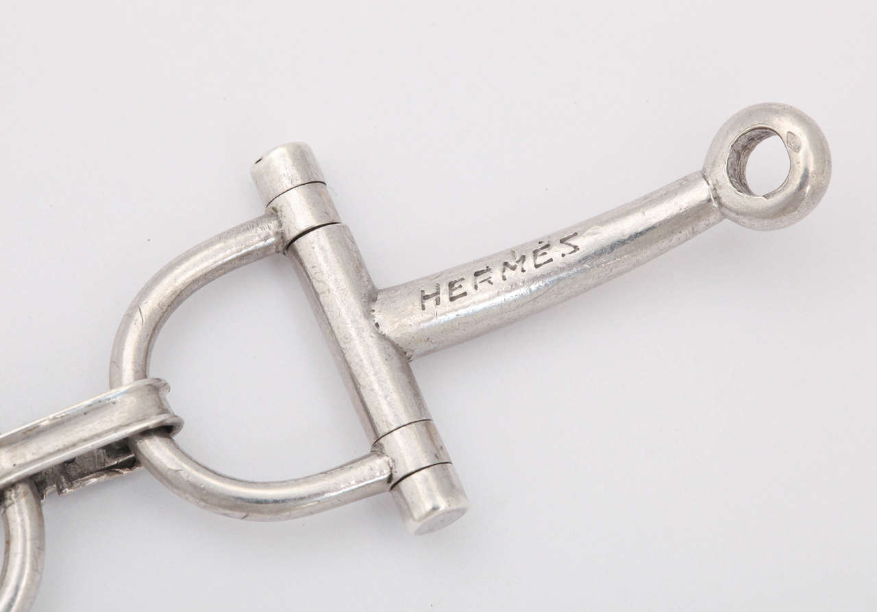 Hermes Silver Equestrian Bracelet 3