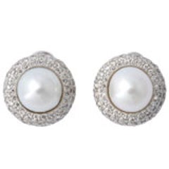 Pearl & Diamond Earrings 10