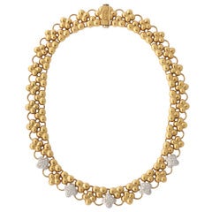 Gold and Diamond Necklace