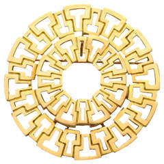 Tiffany & Co. Round Gold Pendant Pin