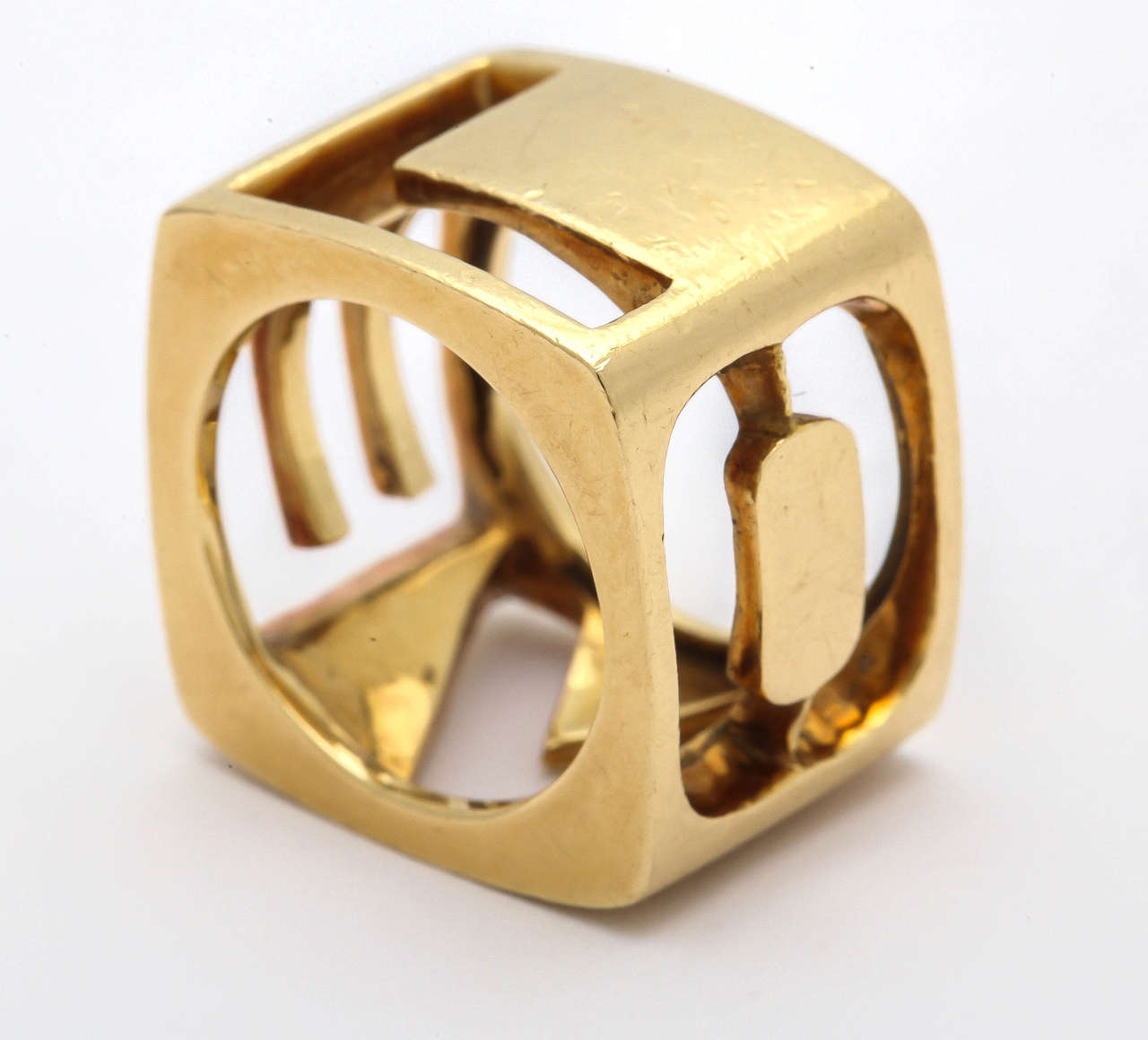 18k gold Tiffany love ring 
