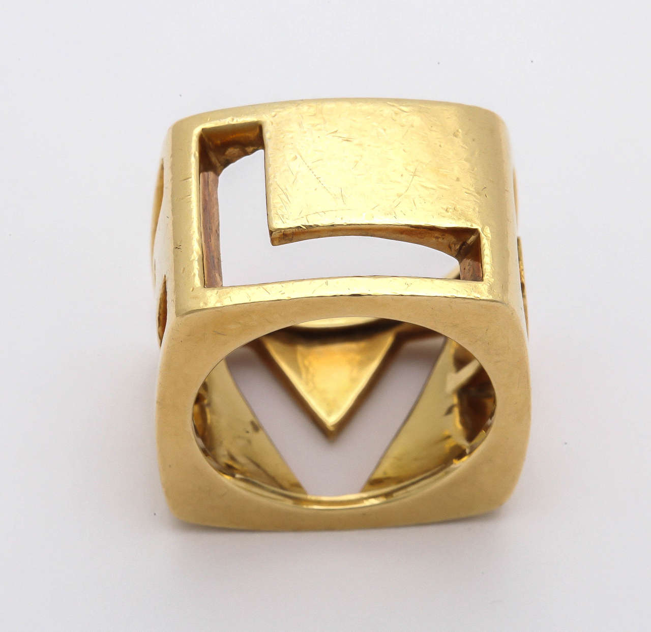 Women's 1970s Tiffany & Co. Gold Love Ring
