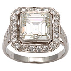 Ascher Cut Diamond Engagement Ring