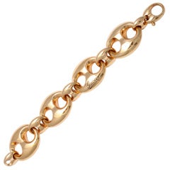 GUCCI classic link gold open link bracelet GUCCI classic link gold open link bracelet