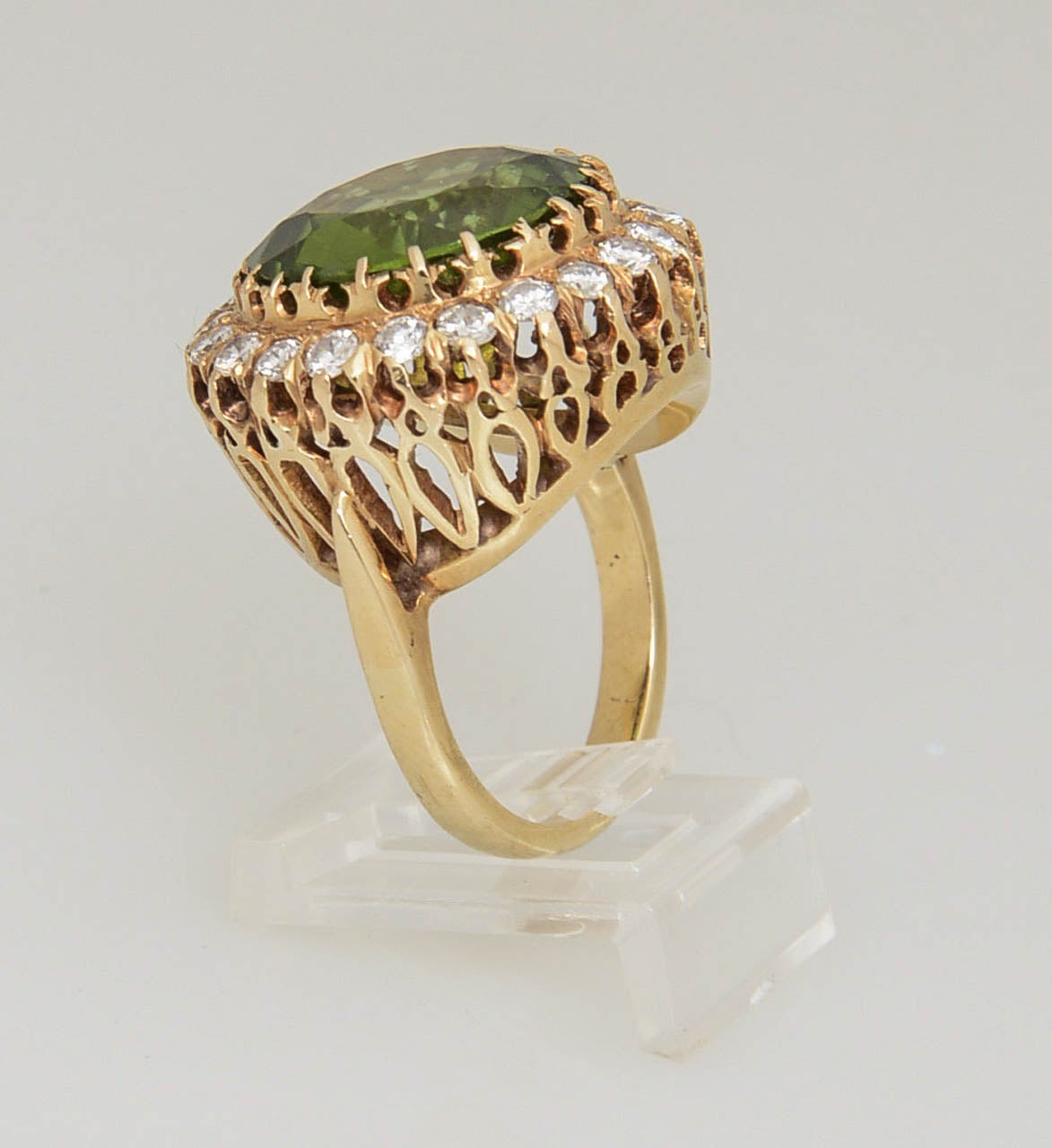 large peridot rings