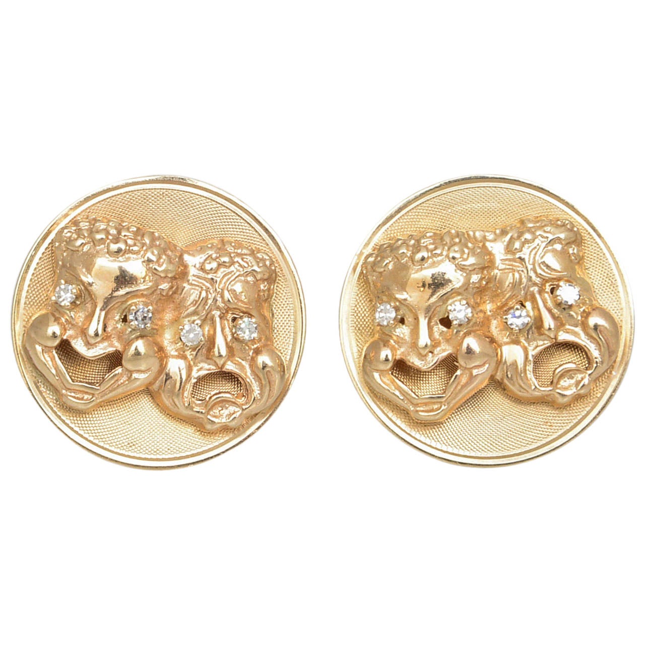 Cufflinks - Mercedes Benz Silver Logo