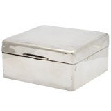 Art Deco Sterling Silver table Box
