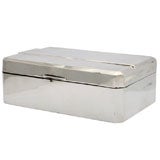 Art Deco Style Sterling Silver Table Box
