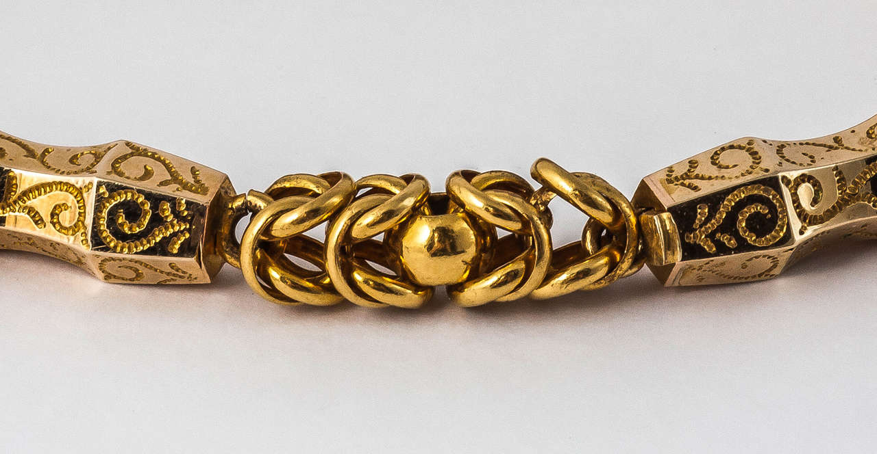 Gold Regency Bracelet For Sale 1