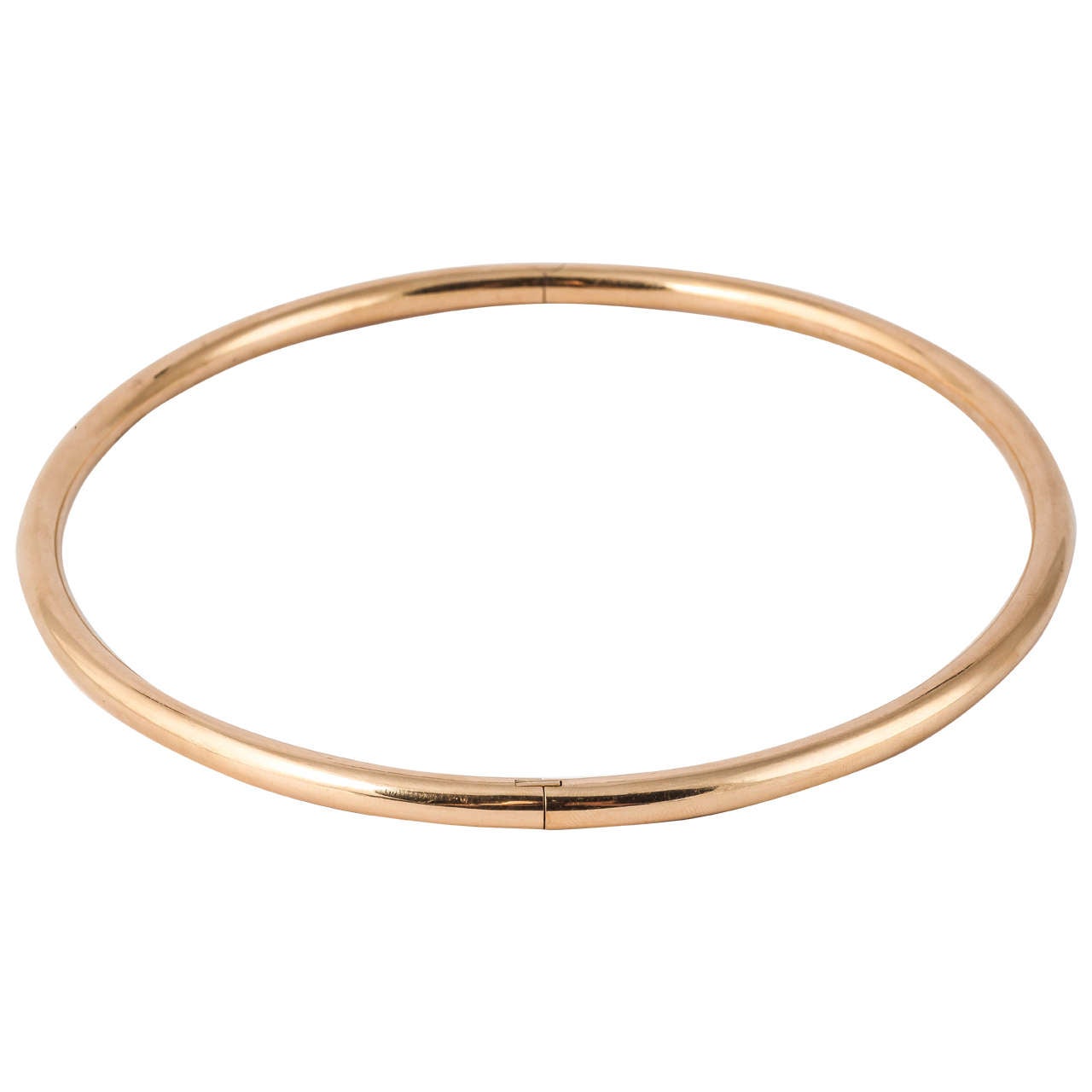 Victorian Gold Hinged Torque Necklace