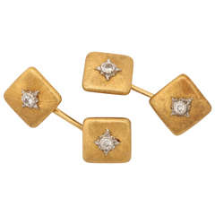 Buccellati 18kt Diamond Cufflinks