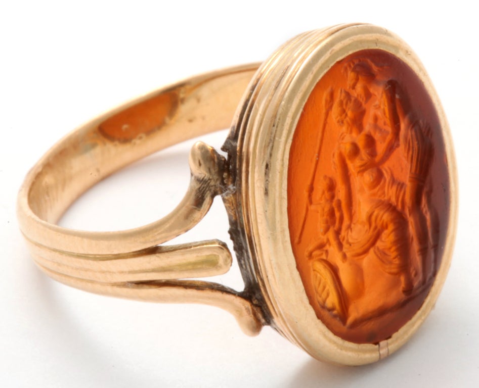 vintage intaglio ring