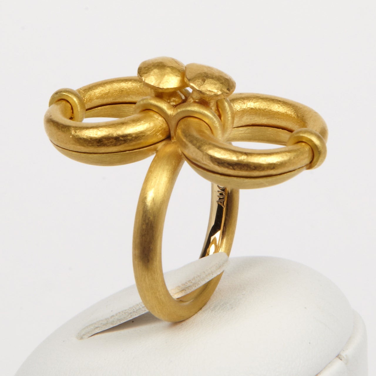 2nd Millennium B.c. Gold Circles On A Ring For Sale 1