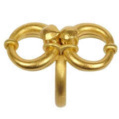 2nd Millennium B.c. Gold Circles On A Ring