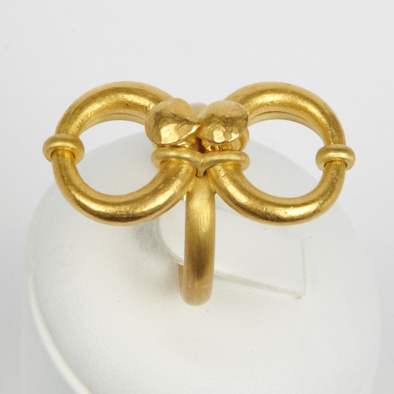 2nd Millennium B.c. Gold Circles On A Ring For Sale at 1stDibs