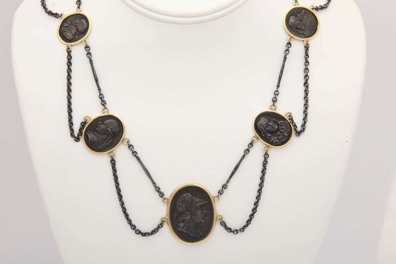 Grace the Neckline in Georgian Berlin Iron Garlands For Sale at 1stDibs ...