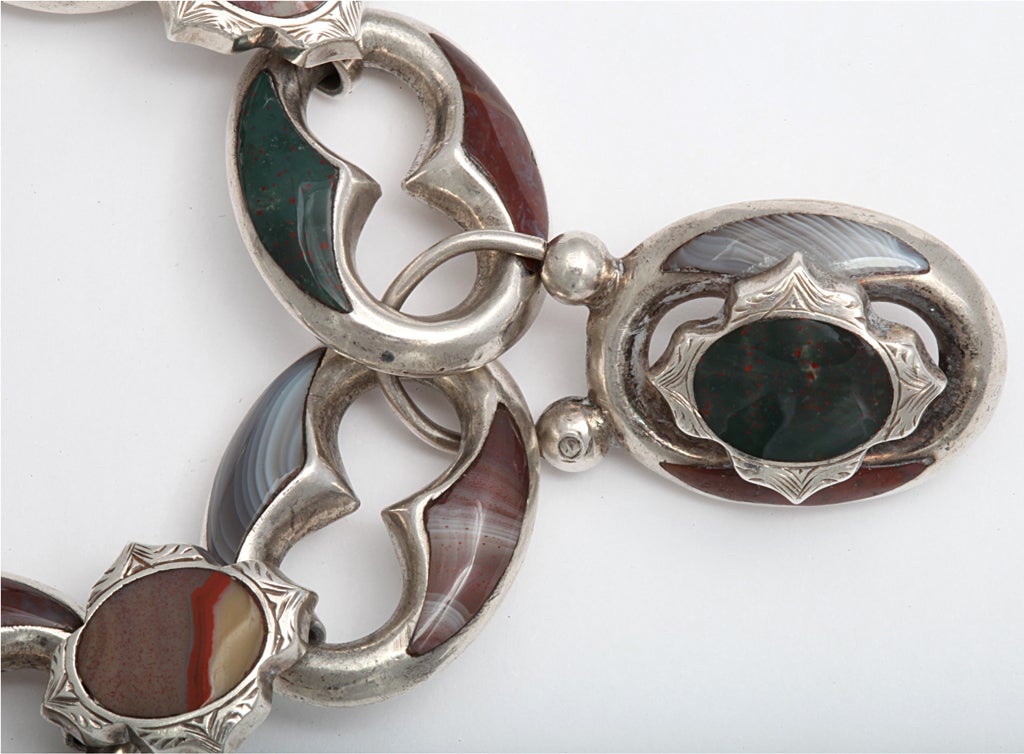 Women's Victorian Scottish Agate Bracelet