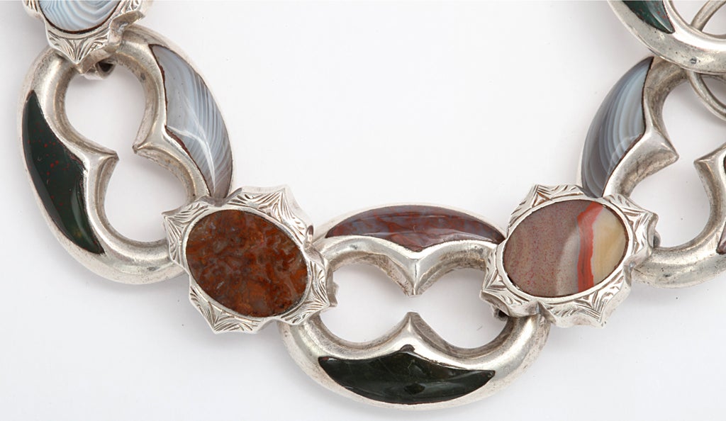 Victorian Scottish Agate Bracelet 1