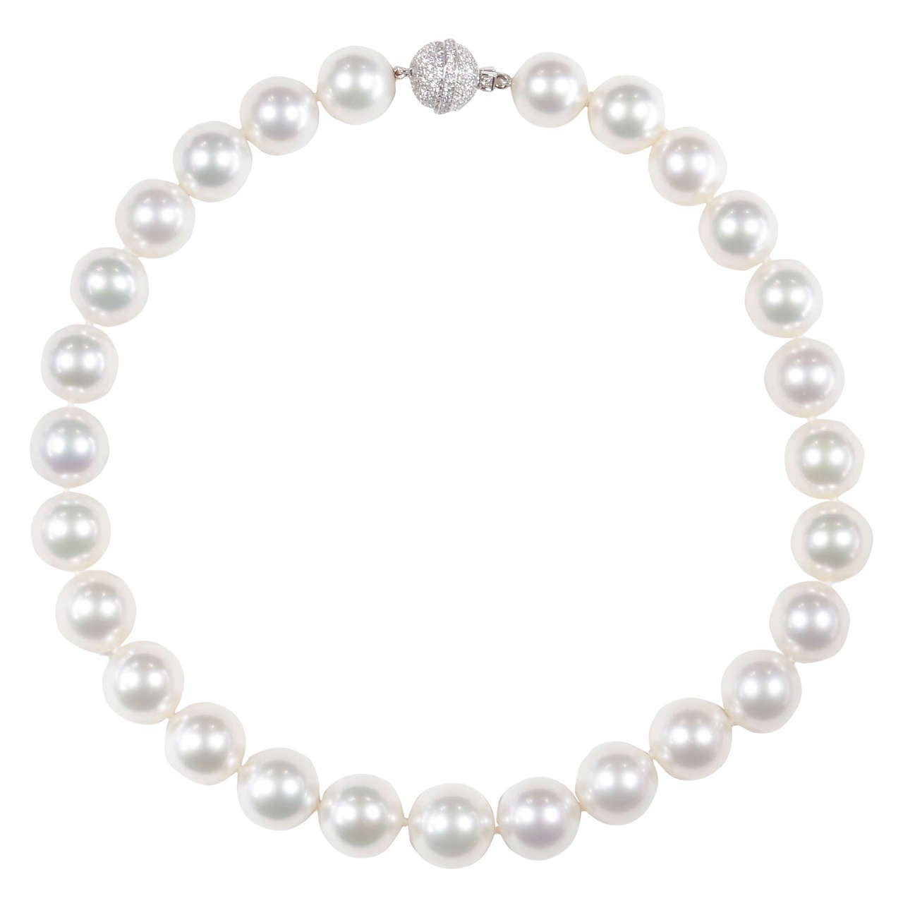 Natural Baroque South Sea Pearl Necklace For Sale at 1stDibs | south ...