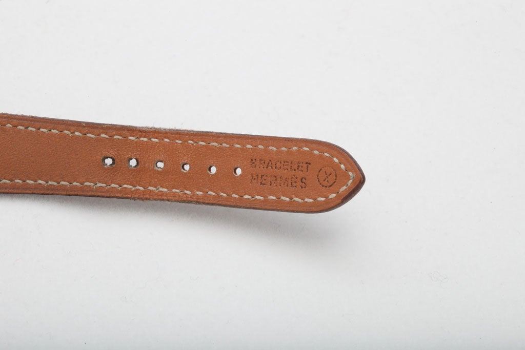 HERMES MEDOR WATCH BROWN/GOLD 4