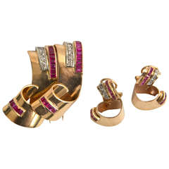 1940
s Brooch Pin 
Earrings Presented by Thought Agency