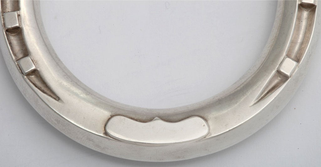 horseshoe bracelet silver