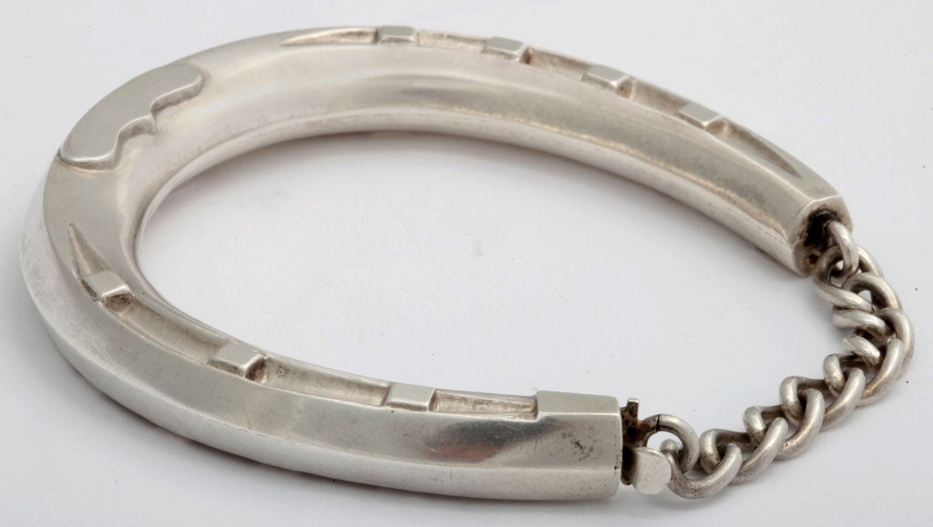 Sterling Silver Horseshoe Bracelet 1