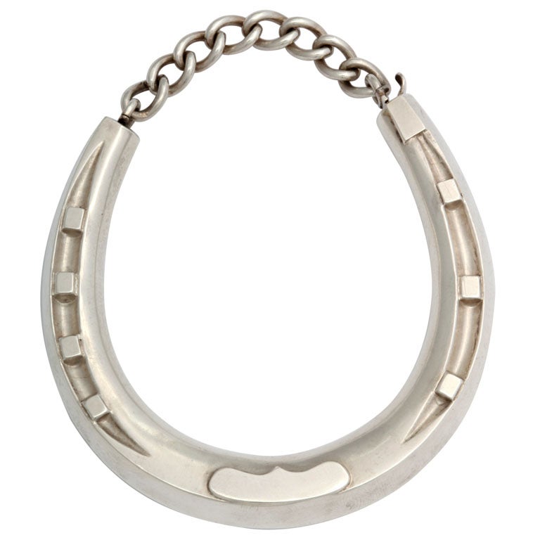 Sterling Silver Horseshoe Bracelet