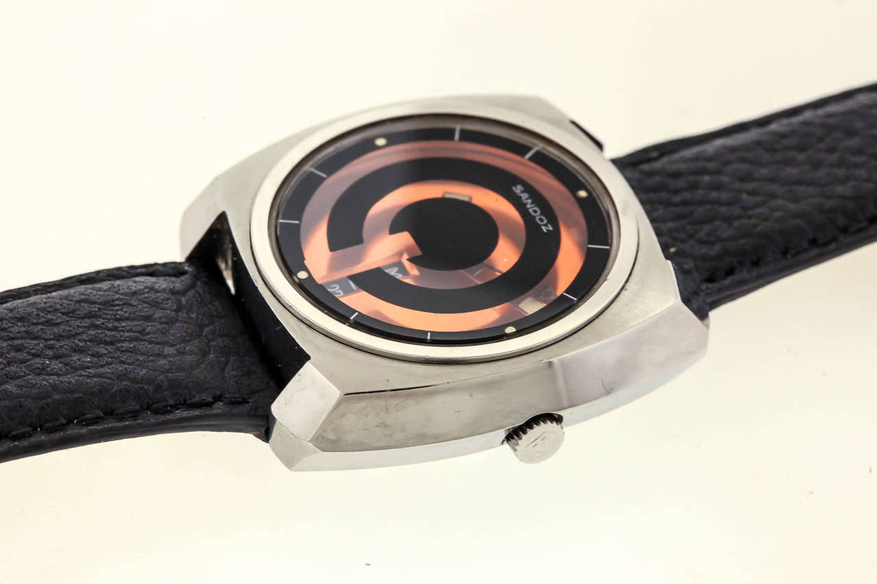 sandoz mystery dial watch