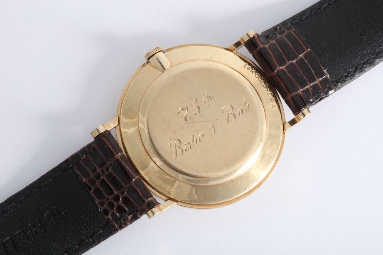 LeCoultre Yellow Gold Mystery Wristwatch with Diamond Accents 2