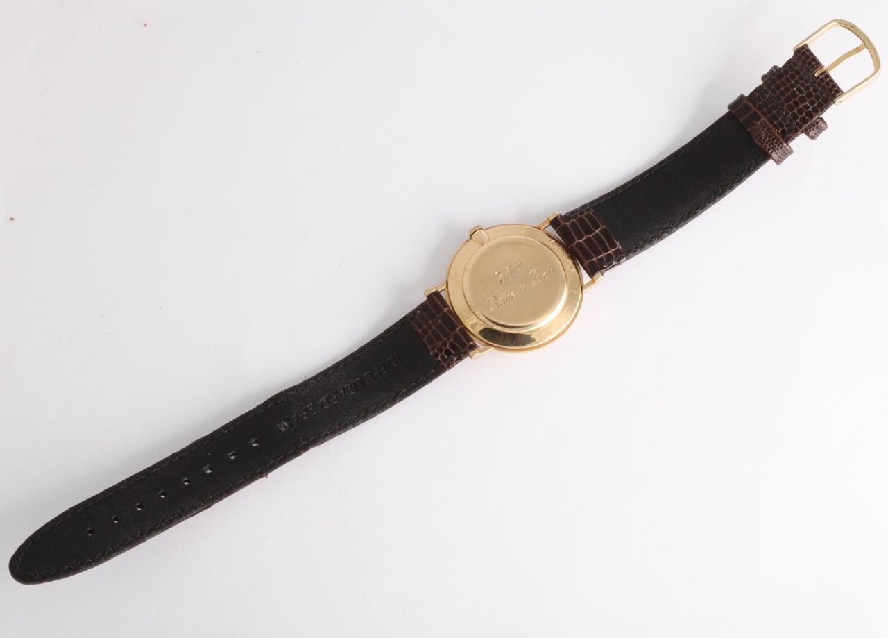 LeCoultre Yellow Gold Mystery Wristwatch with Diamond Accents 4
