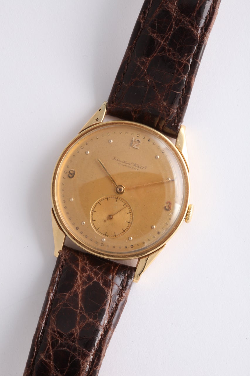 IWC Rose Gold Wristwatch