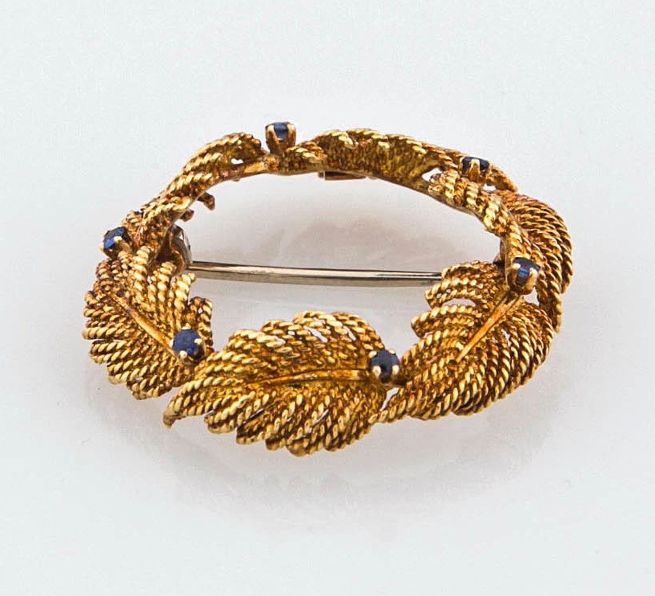 Women's Tiffany Sapphire Gold Pin