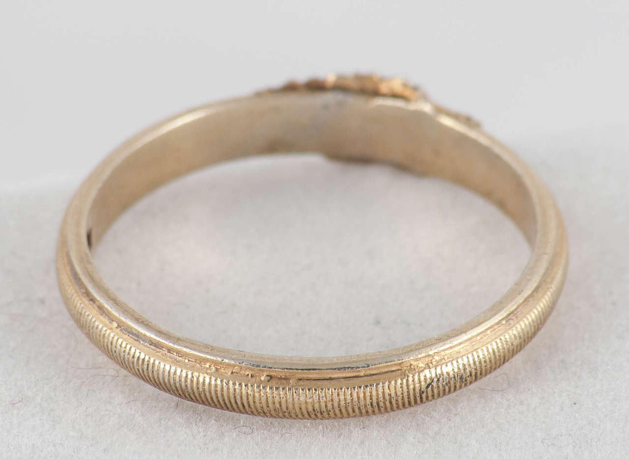 Antique Silver Gilt Fede Ring at 1stDibs | antique fede ring, fede ring ...