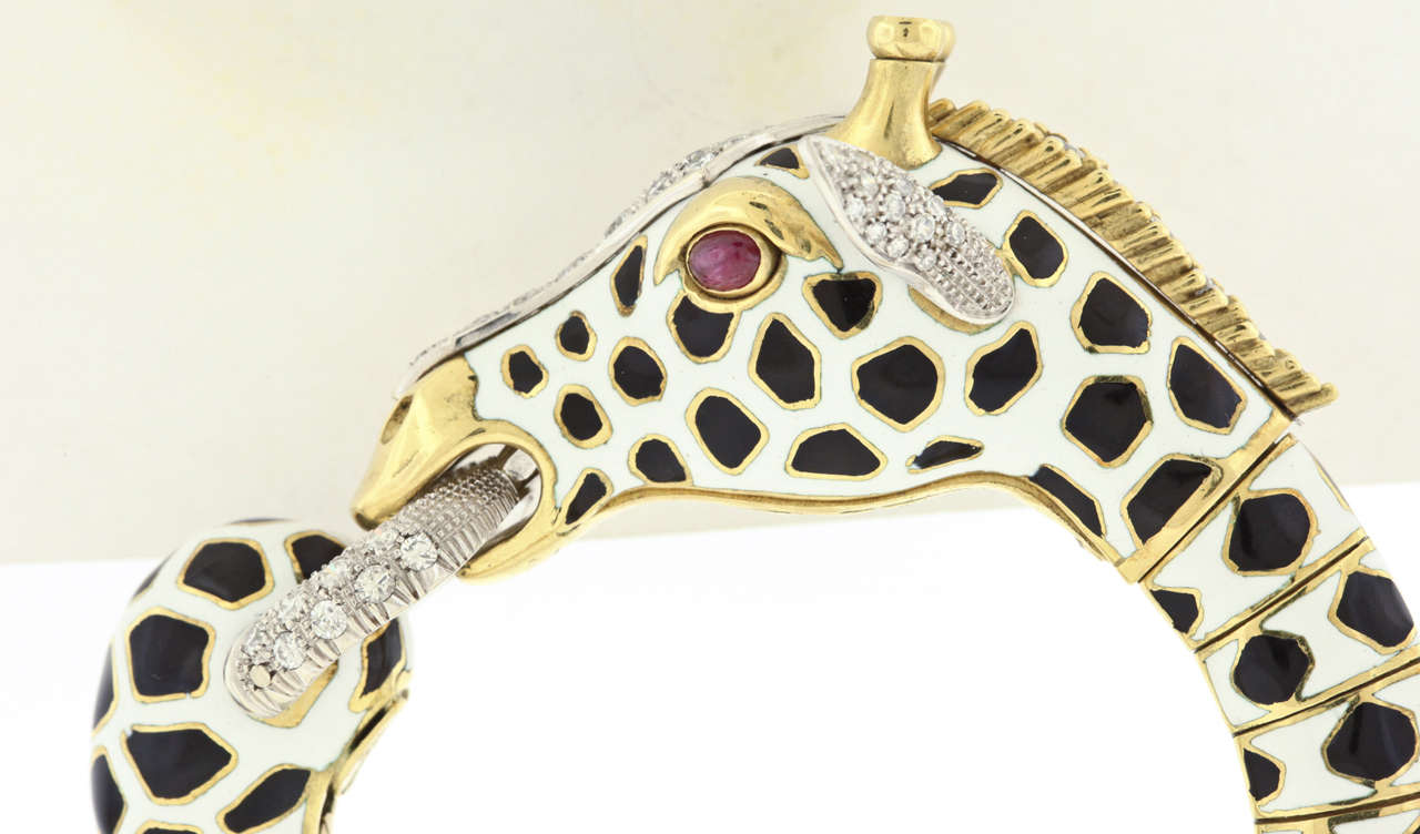 Frascarolo Giraffe Bracelet In Excellent Condition In New York, NY