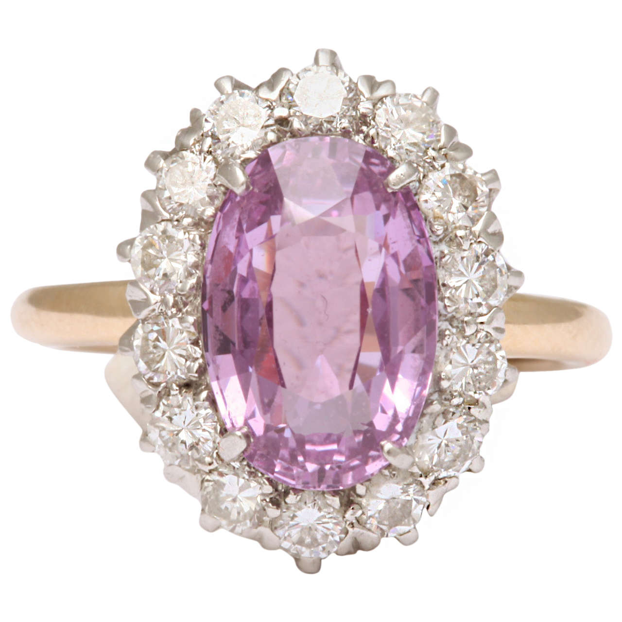 Pink Sapphire  Diamond Ring Tiffany & Co