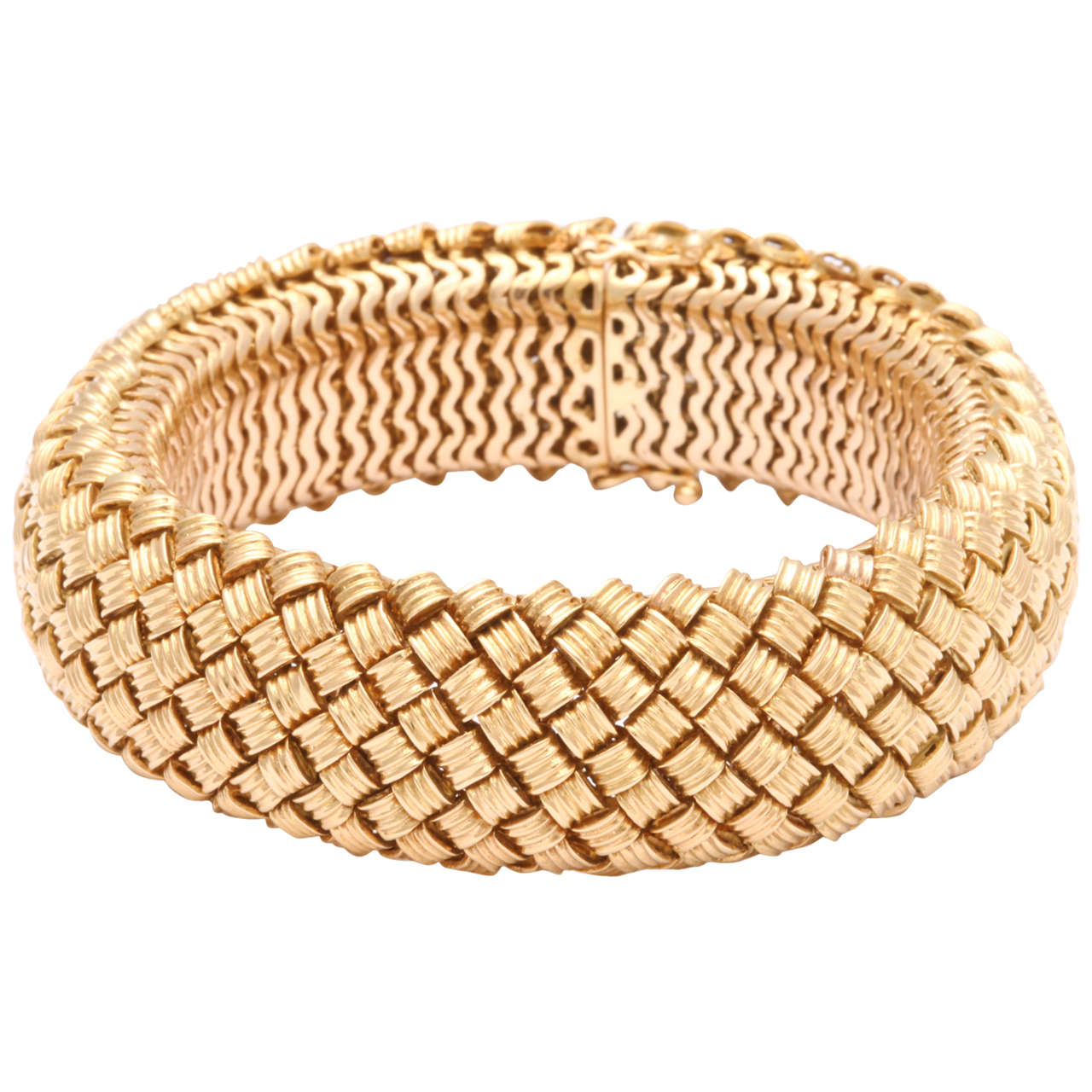 Flexible Gold Bracelet