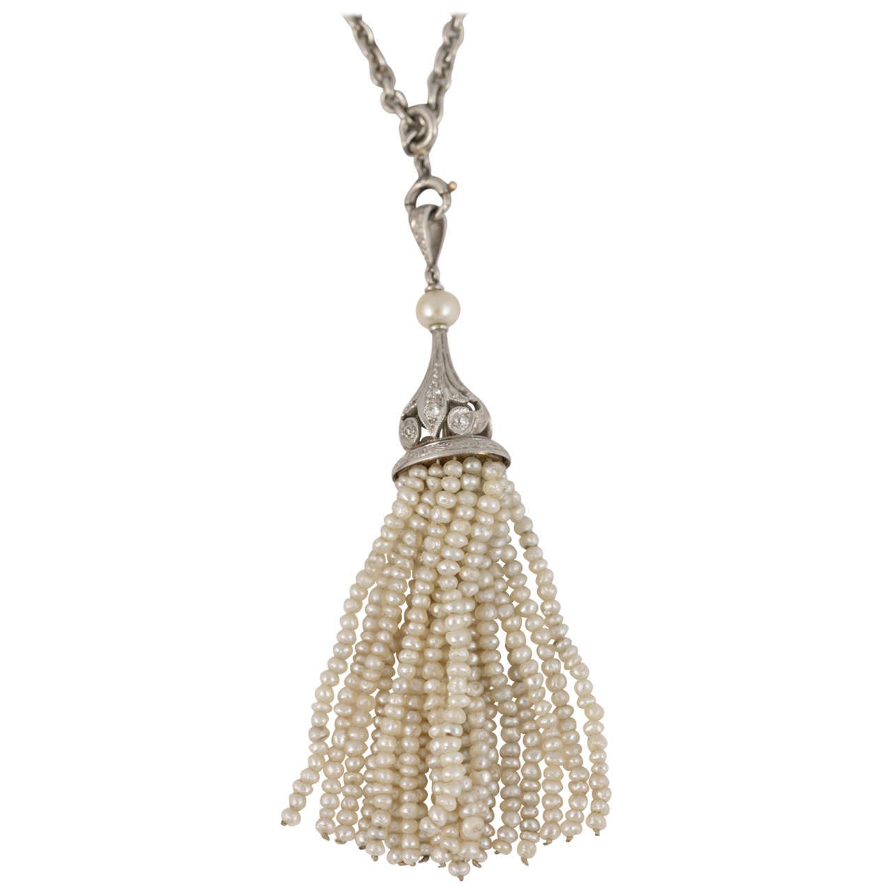 Natural Pearl Tassel For Sale at 1stDibs