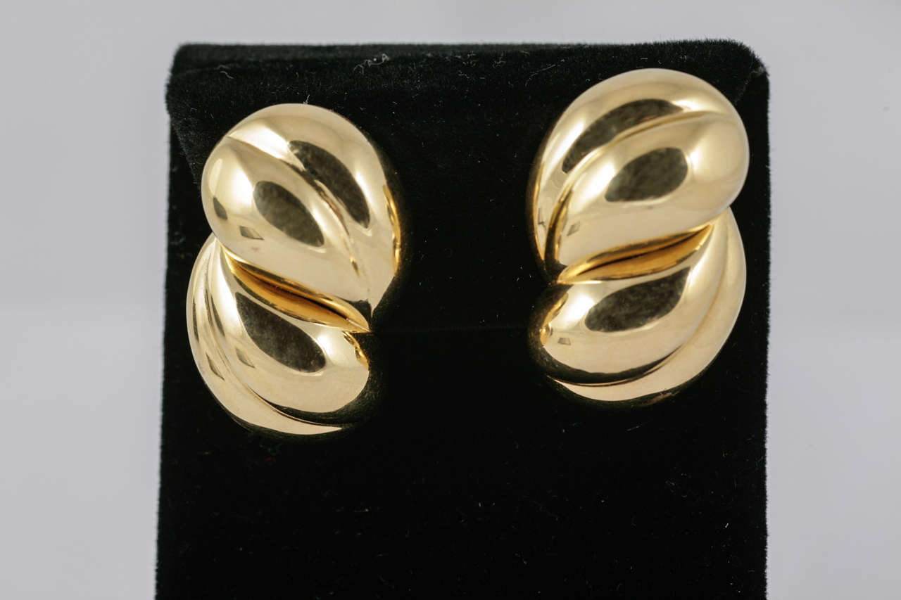 Pomellato Gold Clip On Earrings