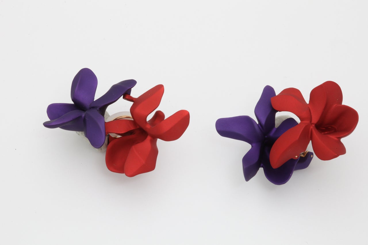JAR Violet Earrings For Sale 1