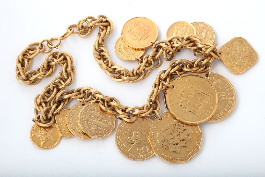 Women's Fourteen Coin Necklace