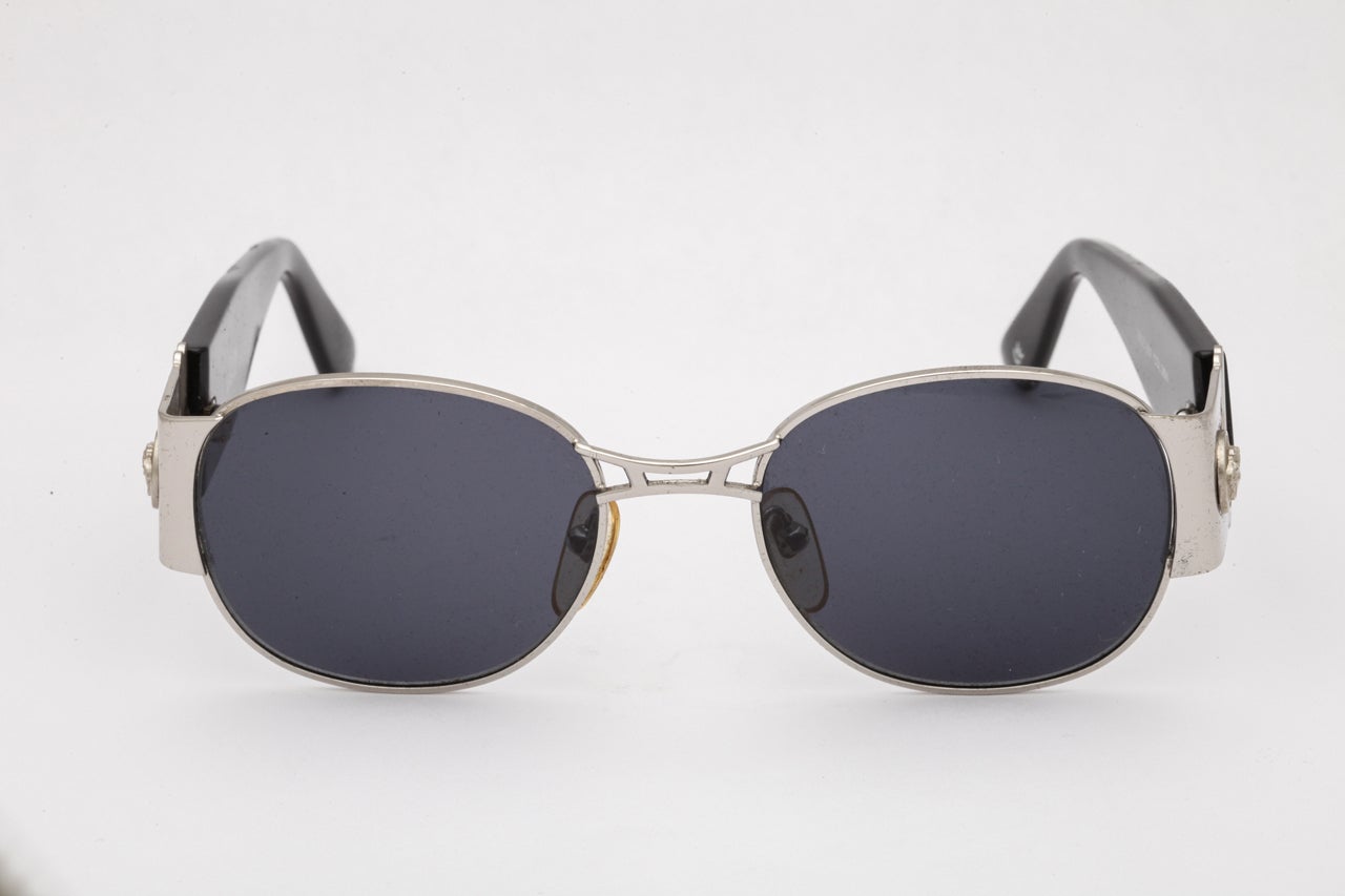 Black Gianni Versace Sunglasses Mod S67 Col 26M