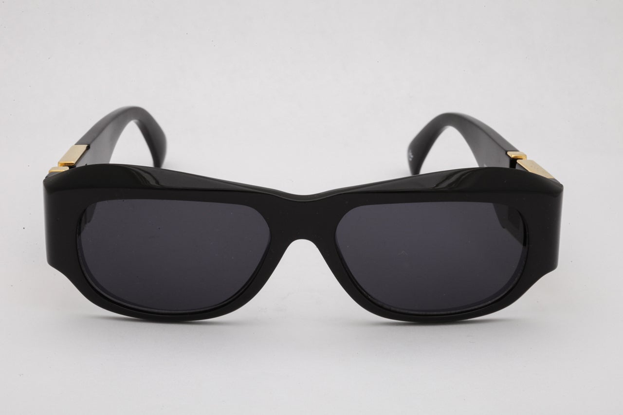 Black Gianni Versace Mod T75 COL 852 Sunglasses For Sale