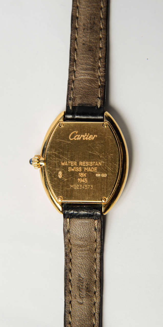 Women's 1980s Yellow Gold Cartier 