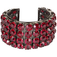 Brazalete de cristal rojo Giorgio Armani