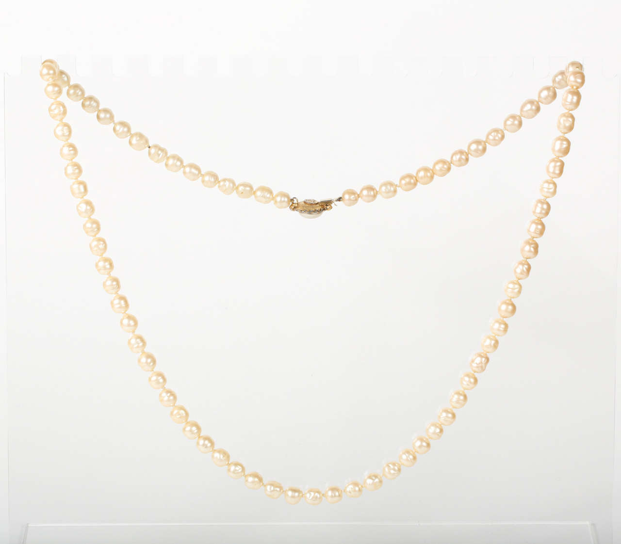 Chanel Pearl Necklace with Clasp