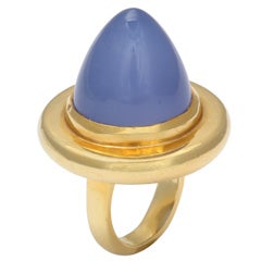Chalcedony Domed Ring