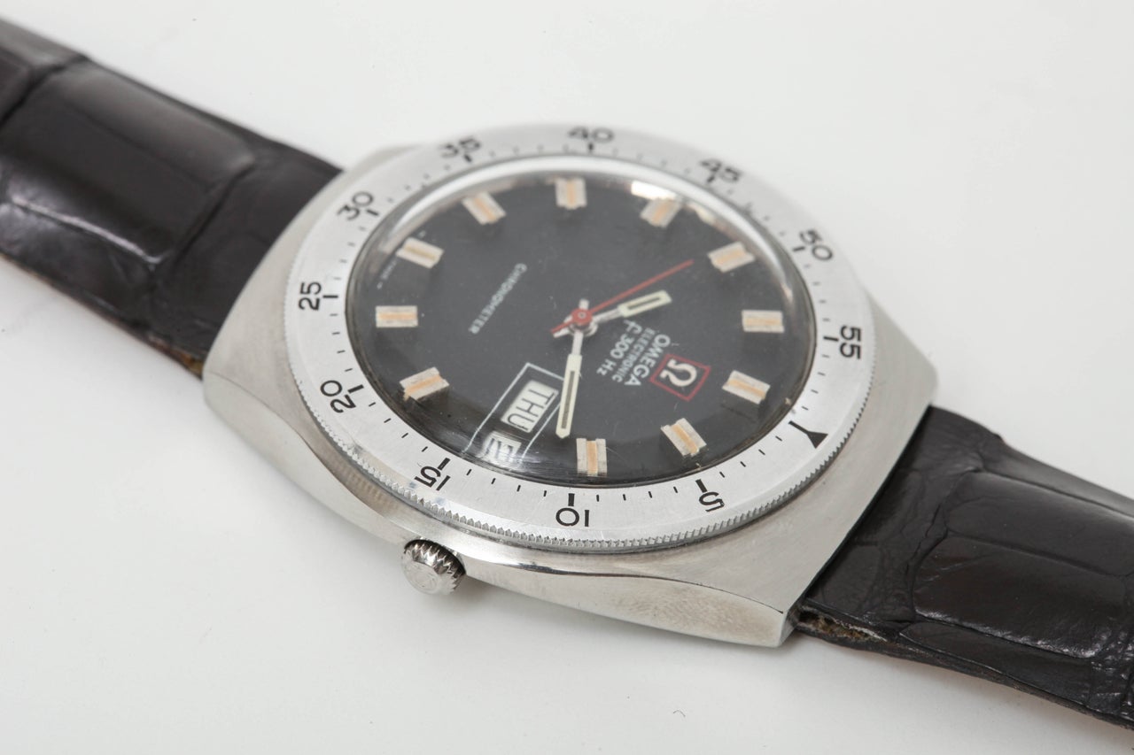 omega electronic f300hz chronometer