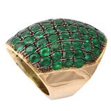 Emerald Knuckle Duster Ring