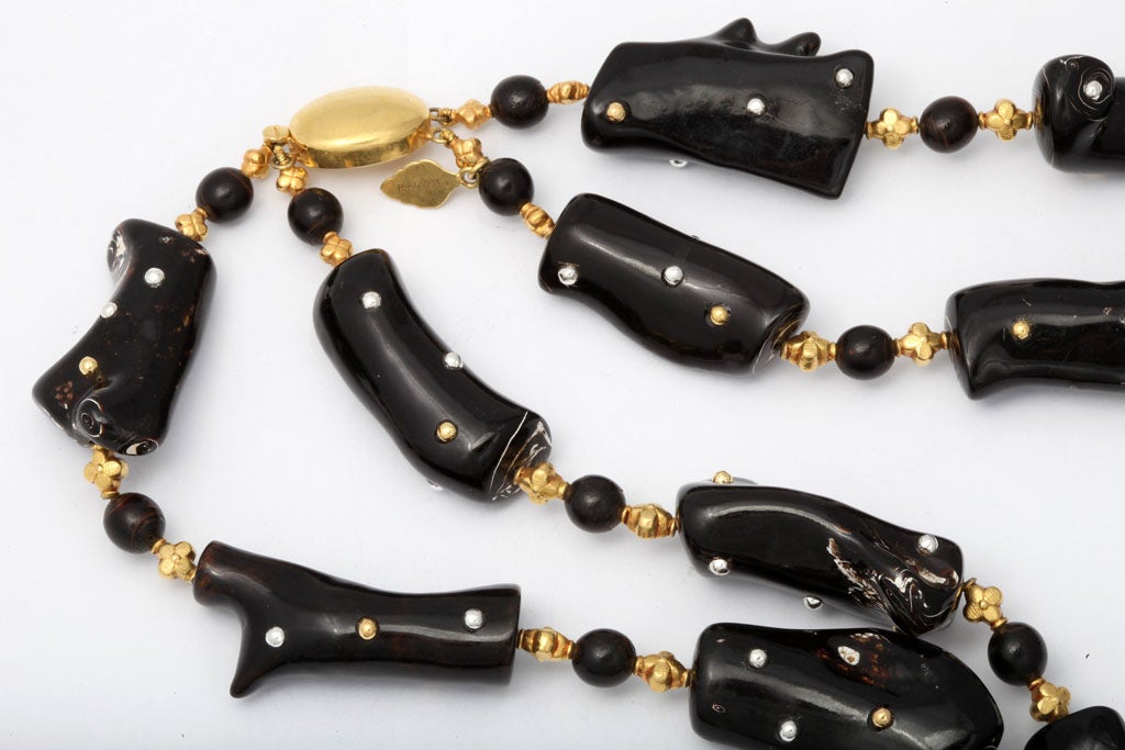 Black Coral Necklace at 1stDibs